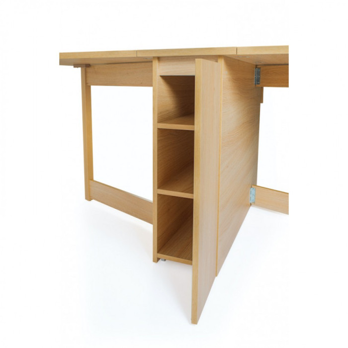 Mesa de comedor extensible Kungla Drop Leaf (roble)